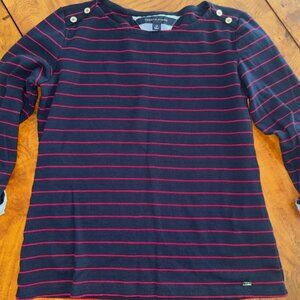 Women's Tommy Hilfiger Boat Neck 3/4 Sleeve Top